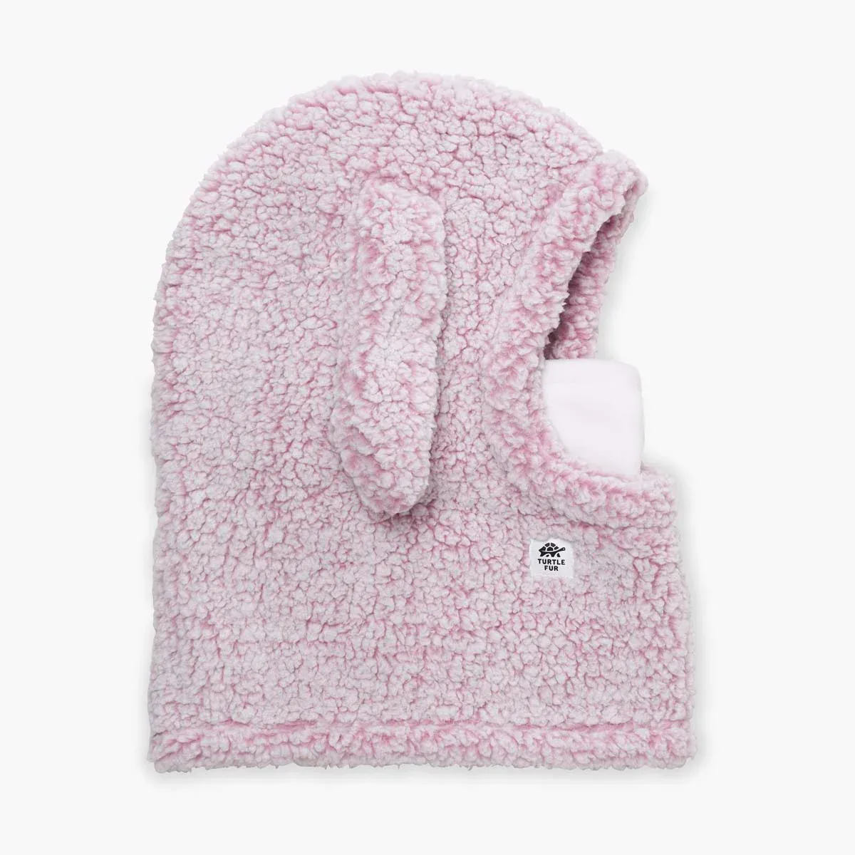 Turtle Fur K CL Bunny Overhood, Color: Dusty Rose