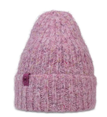 Buff Eyla Knitted Beanie, Color: Purple Lilac
