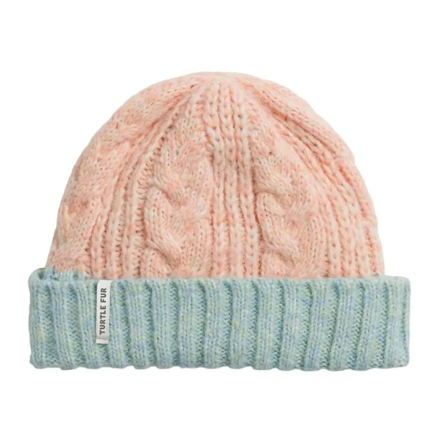 Turtle Fur Y Miso Beanie, Color: Peach