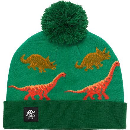 Turtle Fur K Dino-Mite Hat, Color: Green