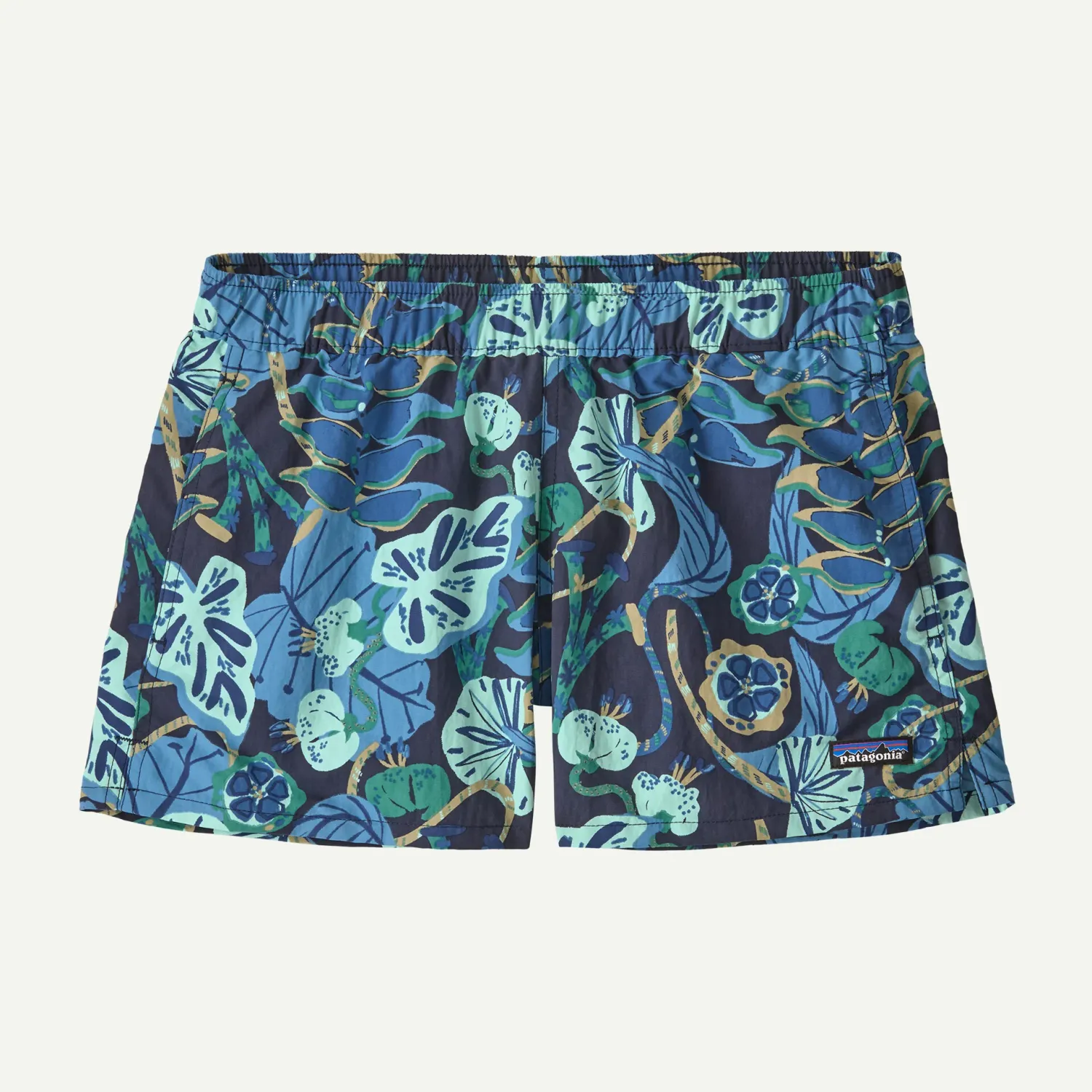 Patagonia W Barely Baggies Shorts - 2 1/2", Color: Tropiclimb: New Navy, Size: X-Small