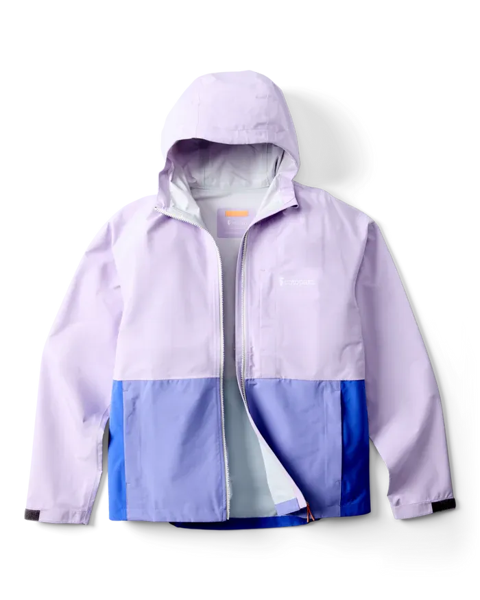 26 Cotopaxi W Cielo Rain Jkt, Color: Moonbeam &amp; Aster, Size: X-Small