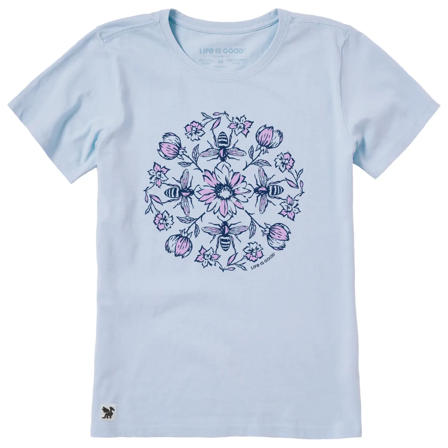 26 LIG W Flowers &amp; Bees Mandala SS