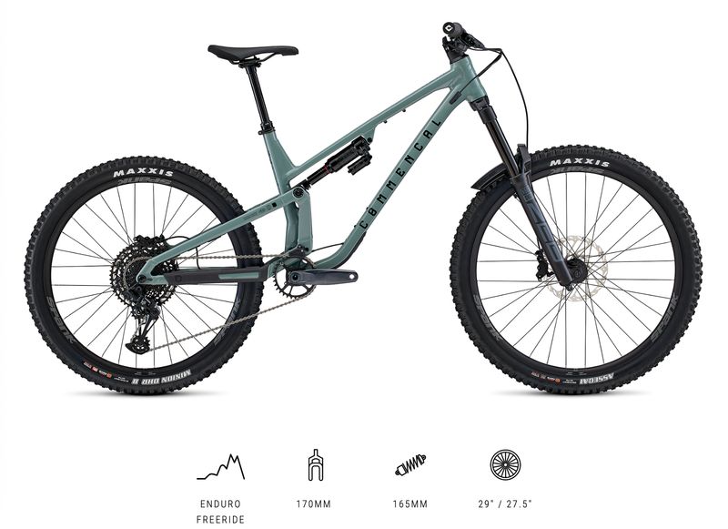 COMMENCAL META SX V5 RIDE PYRITE GREY