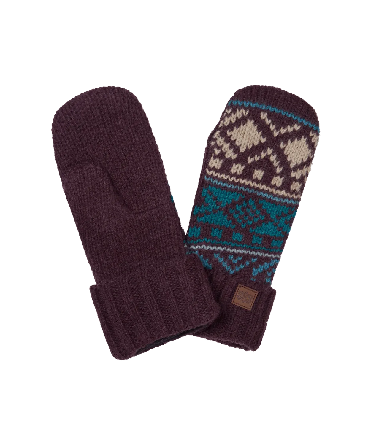 Sherpa Hanssi Mittens*, Color: Merlot