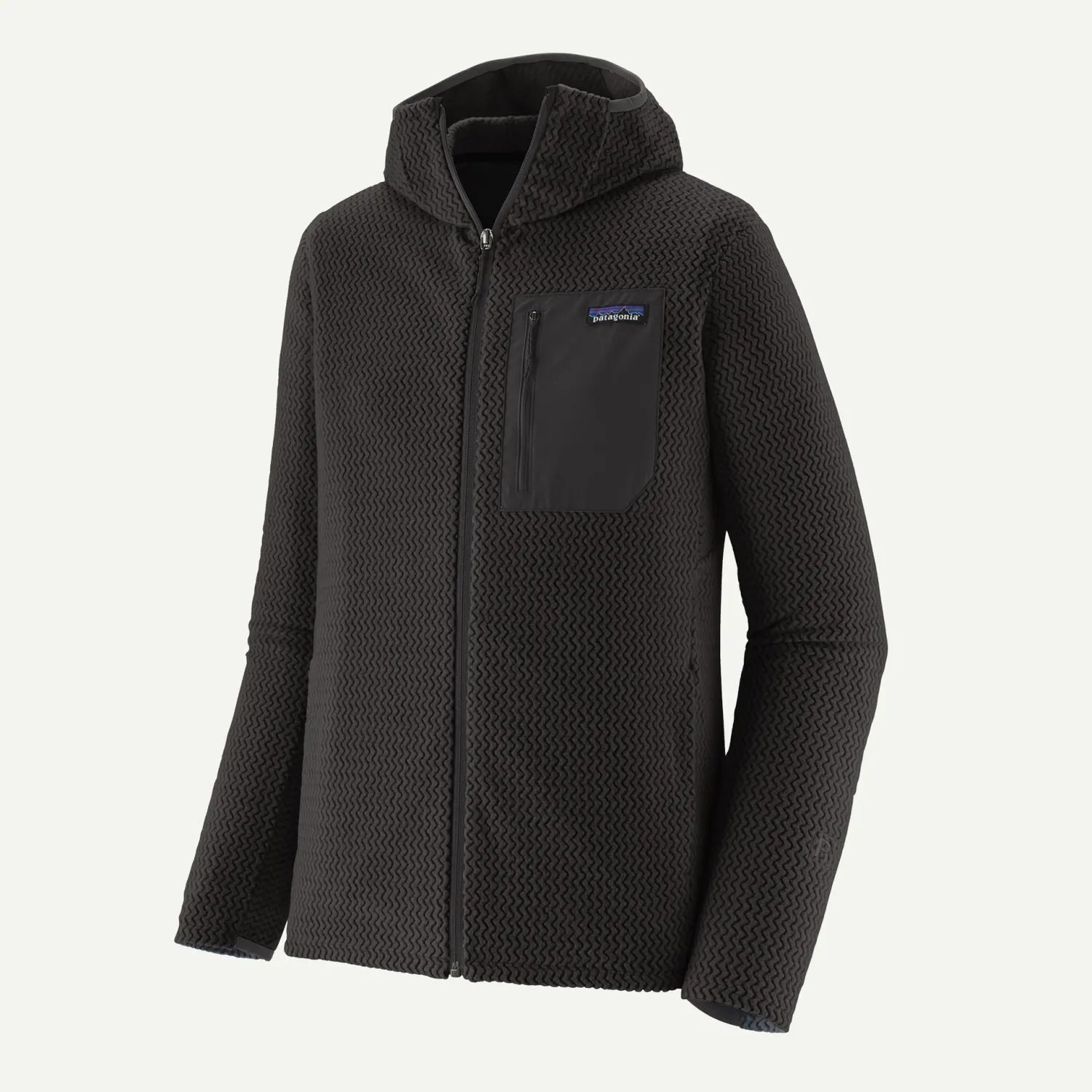 Patagonia M R1 Air Full-Zip Hoody, Color: Black, Size: Small