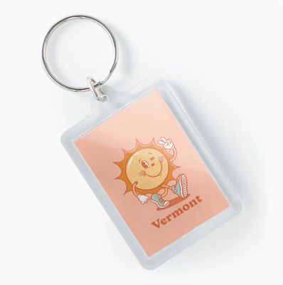 Lantern Press VT Keychain