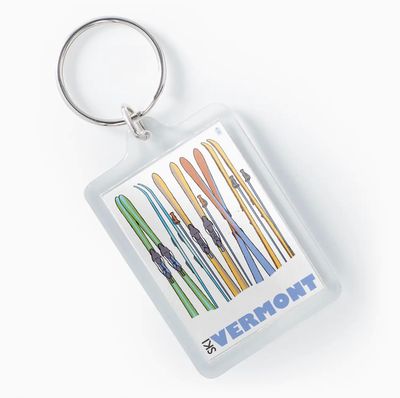 Lantern Press VT Keychain