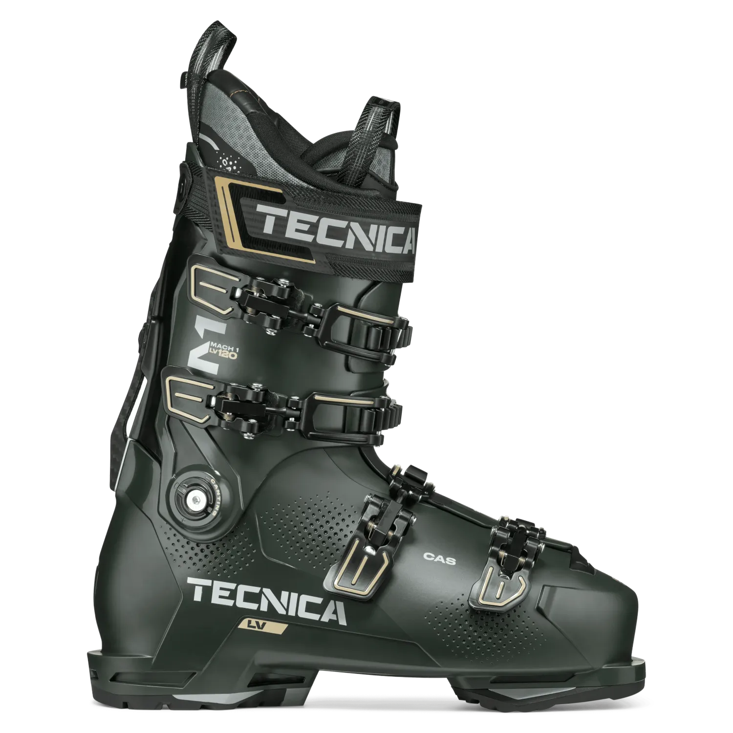 2027 Tecnica Mach1 LV 120, Color: Dark Green, Size: 25.5