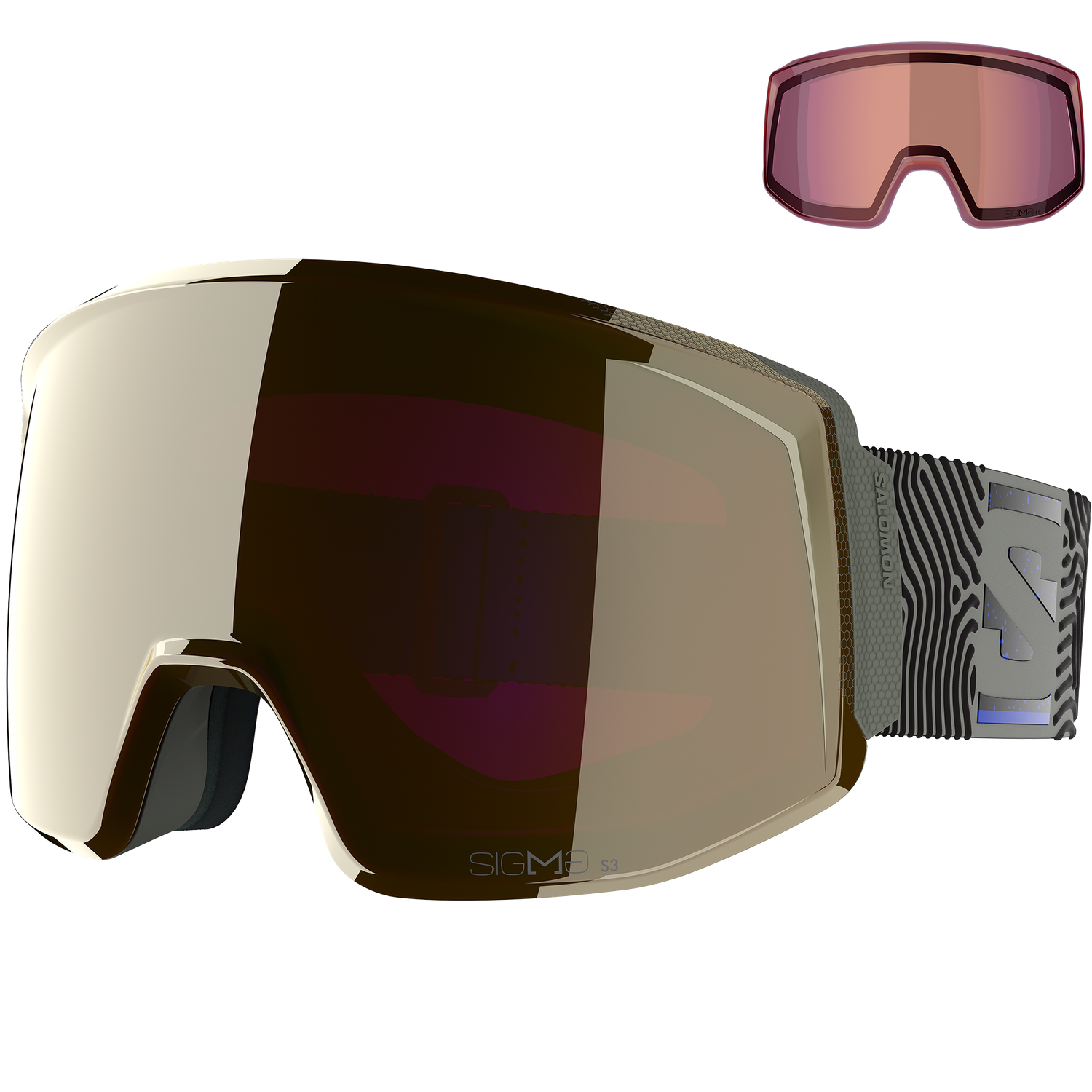 Salomon Skarn Prime Sigma, Frame: Castor Gray, Lens: Black Gold