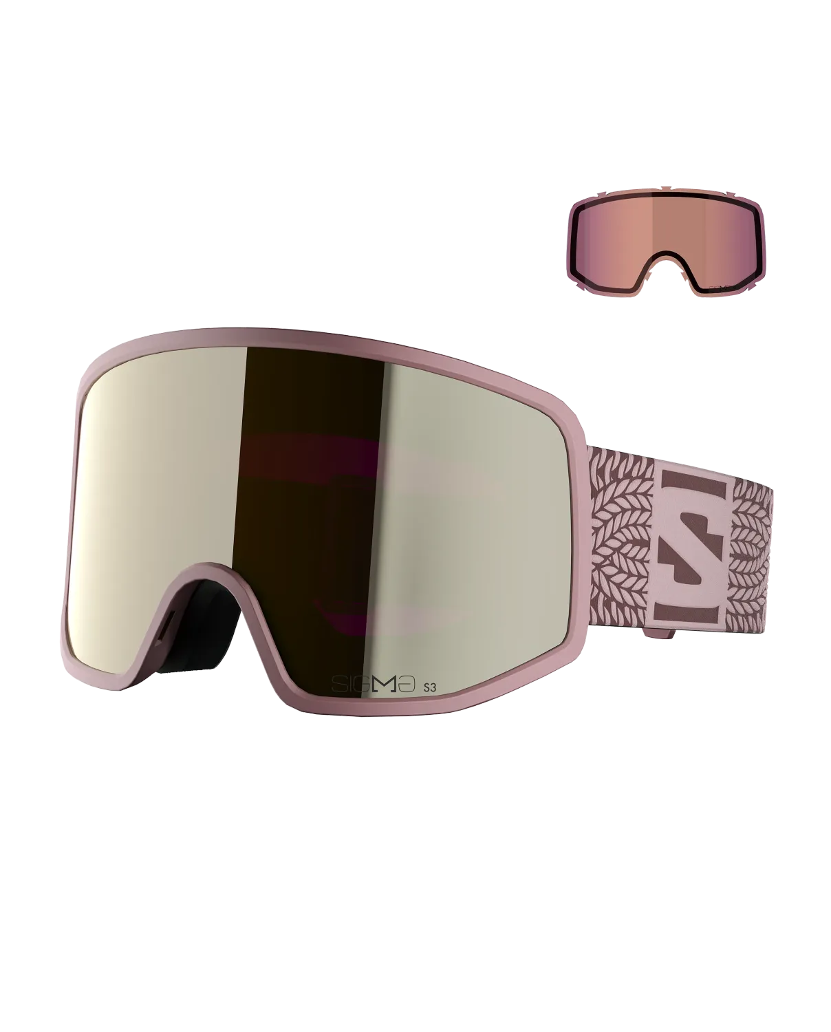 Salomon Sentry Pro Small Sigma, Frame: D. Pink, Lens: Black Gold