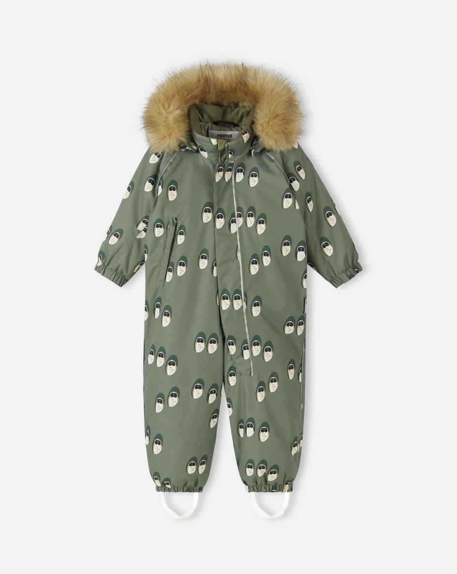 Reima Lappi Winter Overall, Color: Greyish Green, Size: 18-24 month