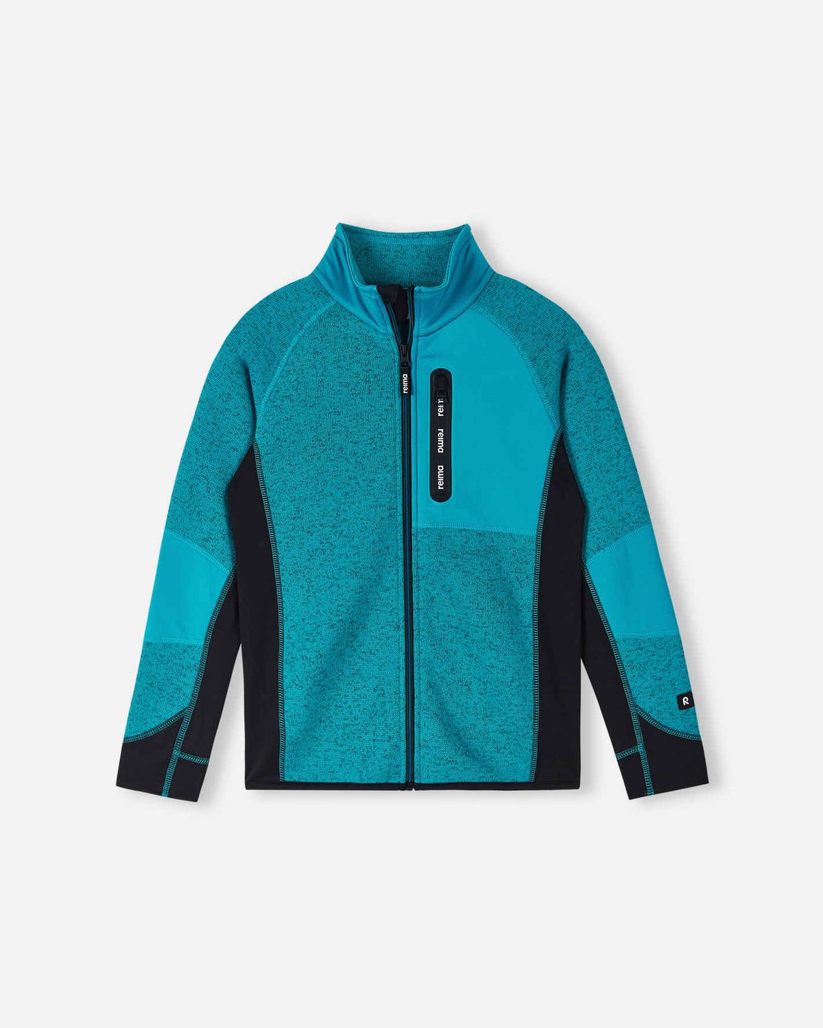 Reima Liukuen Fleece Sweater, Color: Aquatic Blue, Size: 6Y