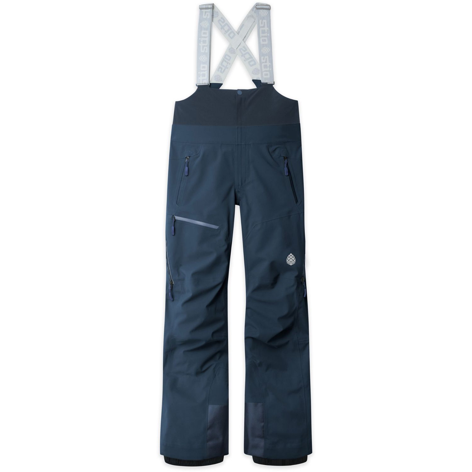 Stio W Environ Regular Bib, Color-Length: Mountain Shadow, Size: X-Small