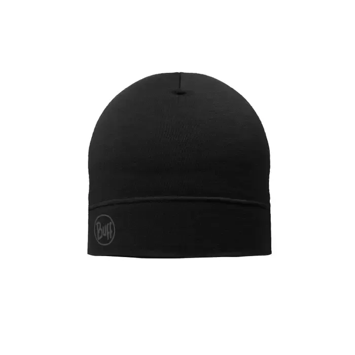 Buff LW Merino Wool Hat, Color: Black