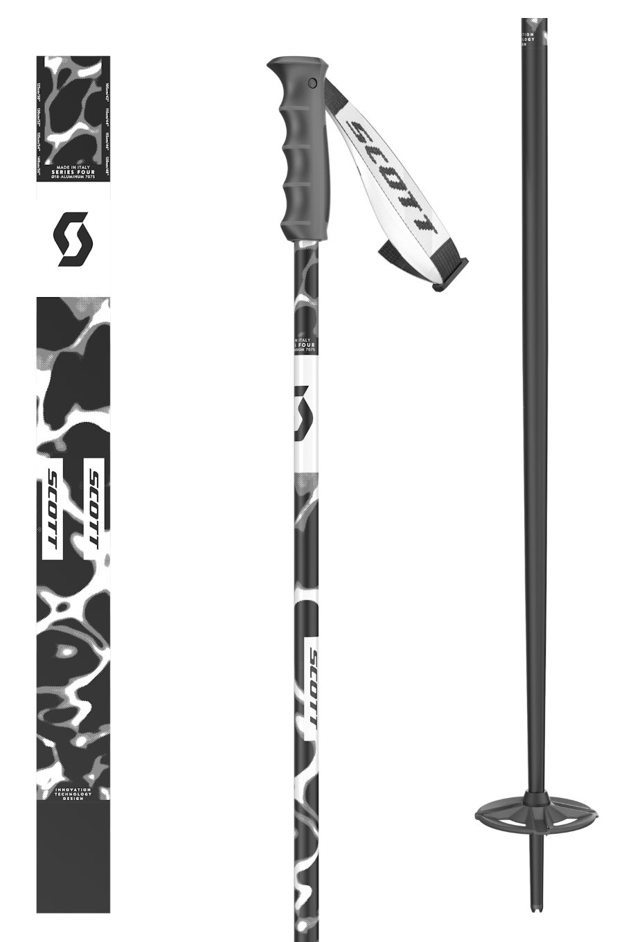 Scott SEA, Color: Black/White, Size: 44"