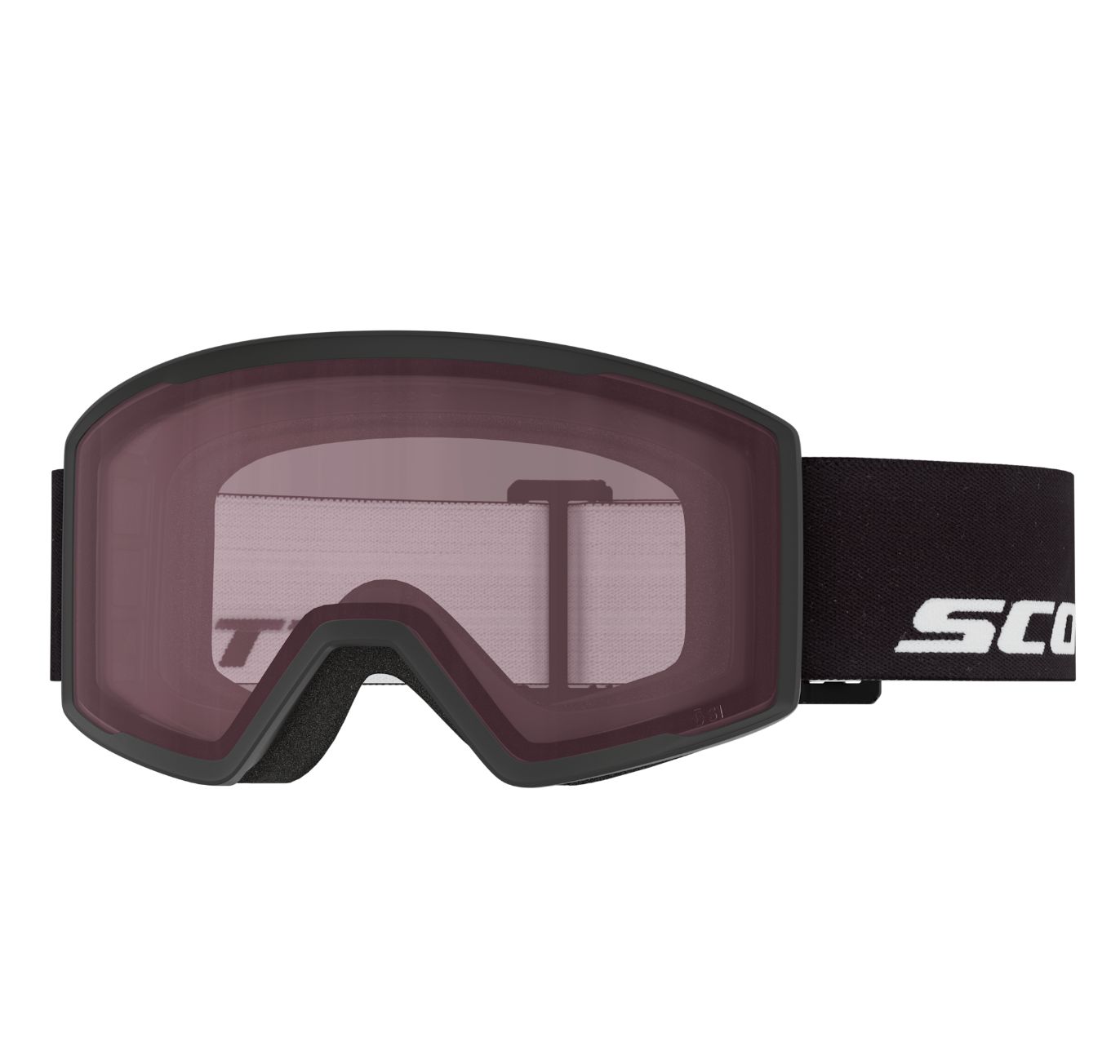 Scott Trace Goggle, Frame: Black, Lens: Light Rose S1