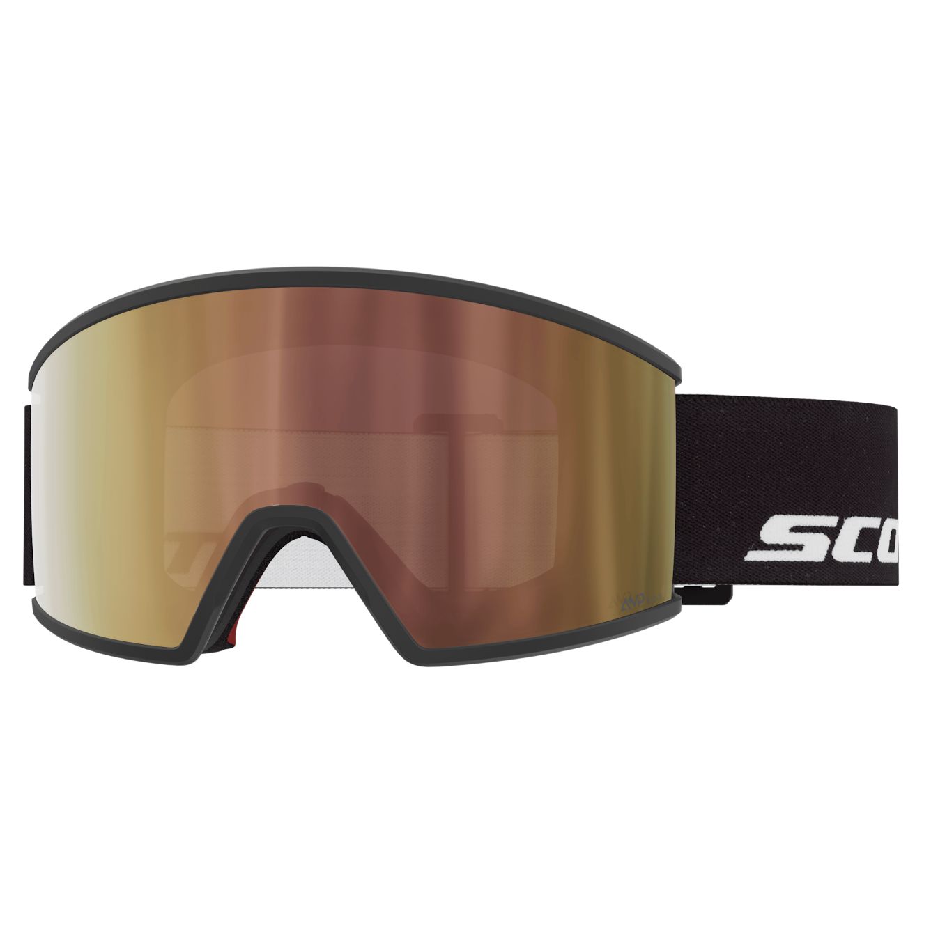 Scott Ambit LS Goggle, Frame: Black, Lens: AMP LS Cinnamon Chrome S1-3