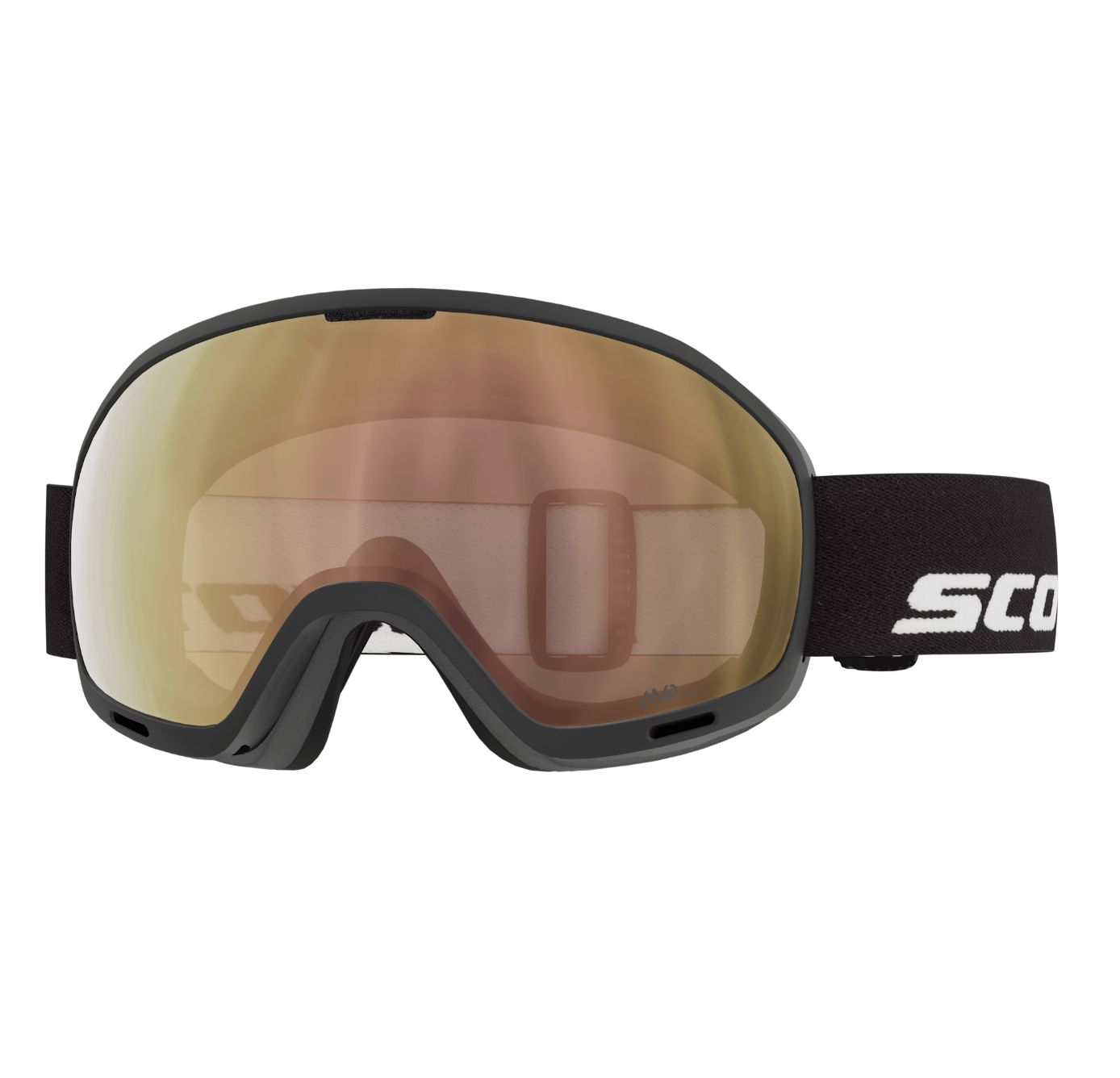 Scott Unlimited II LS OTG Goggle, Frame: Black, Lens: AMP LS Cinnamon Chrome S1-3