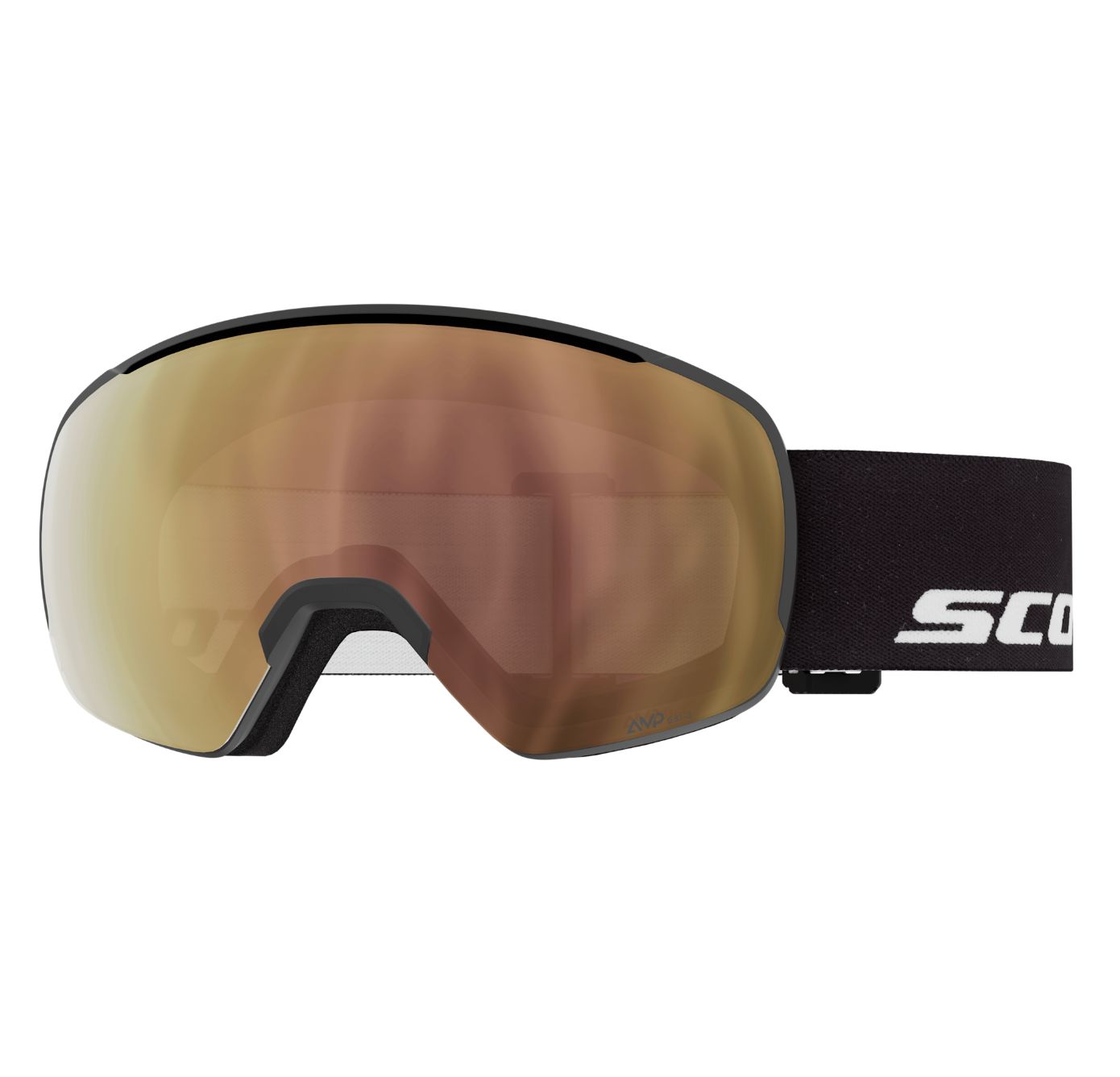 Scott Sphere OTG LS Goggle, Frame: Black, Lens: AMP LS Cinnamon Chrome S1-3