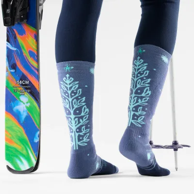 SW W SKI Full Cushion Ice Blossom OTC