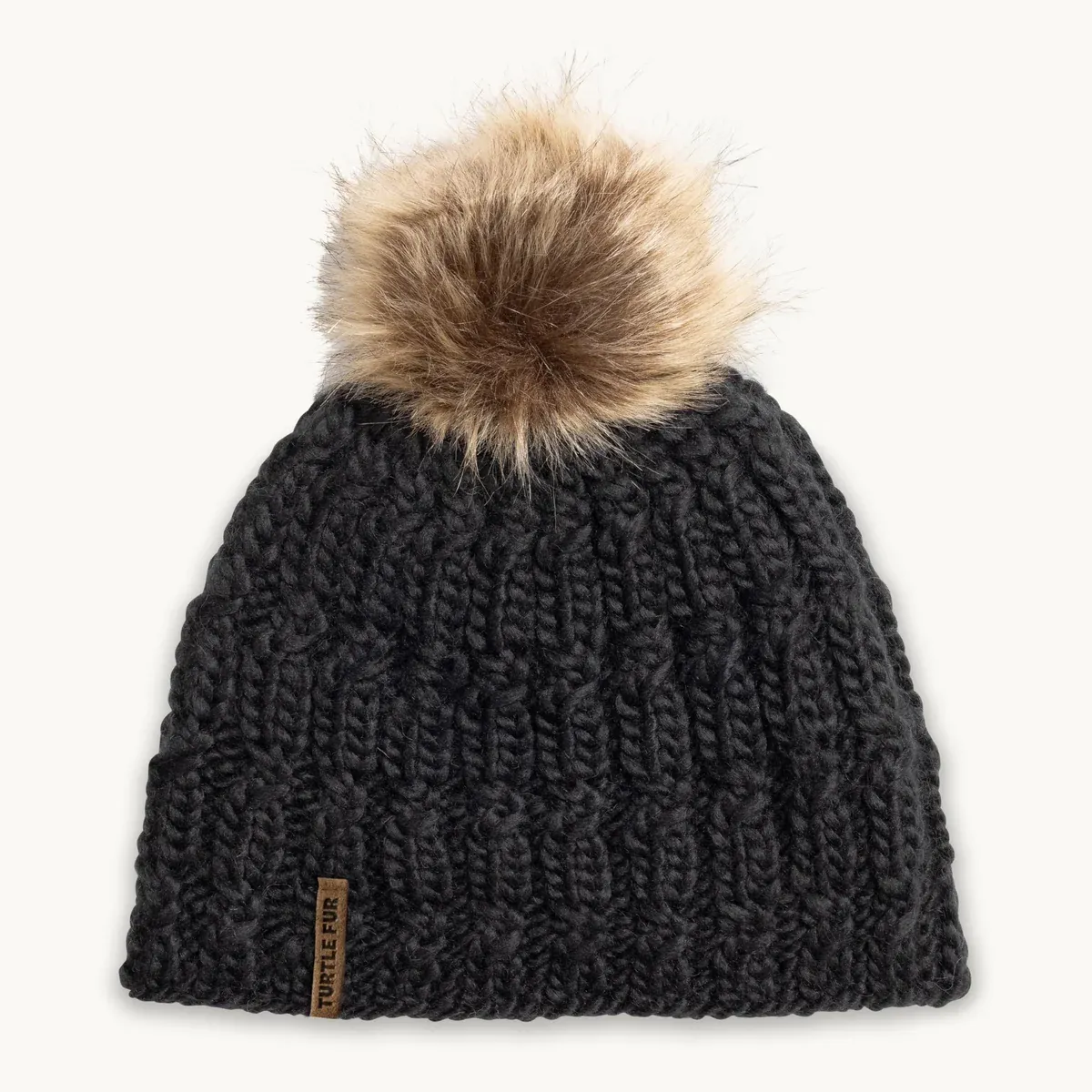 Turtle Fur Fifi Beanie, Color: Black