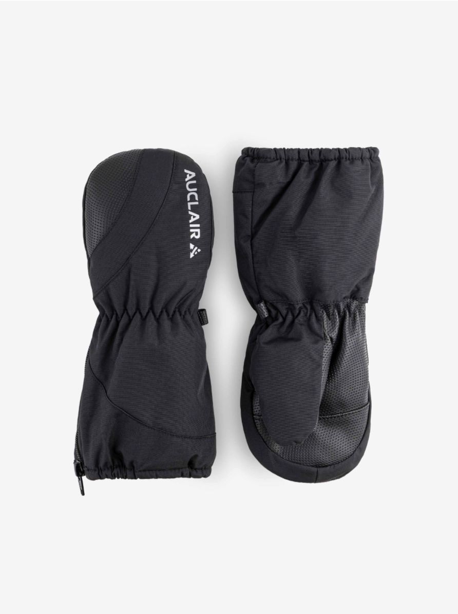 Auclair T Frosty Zip Mitt, Color: Black/Black, Size: 2-3