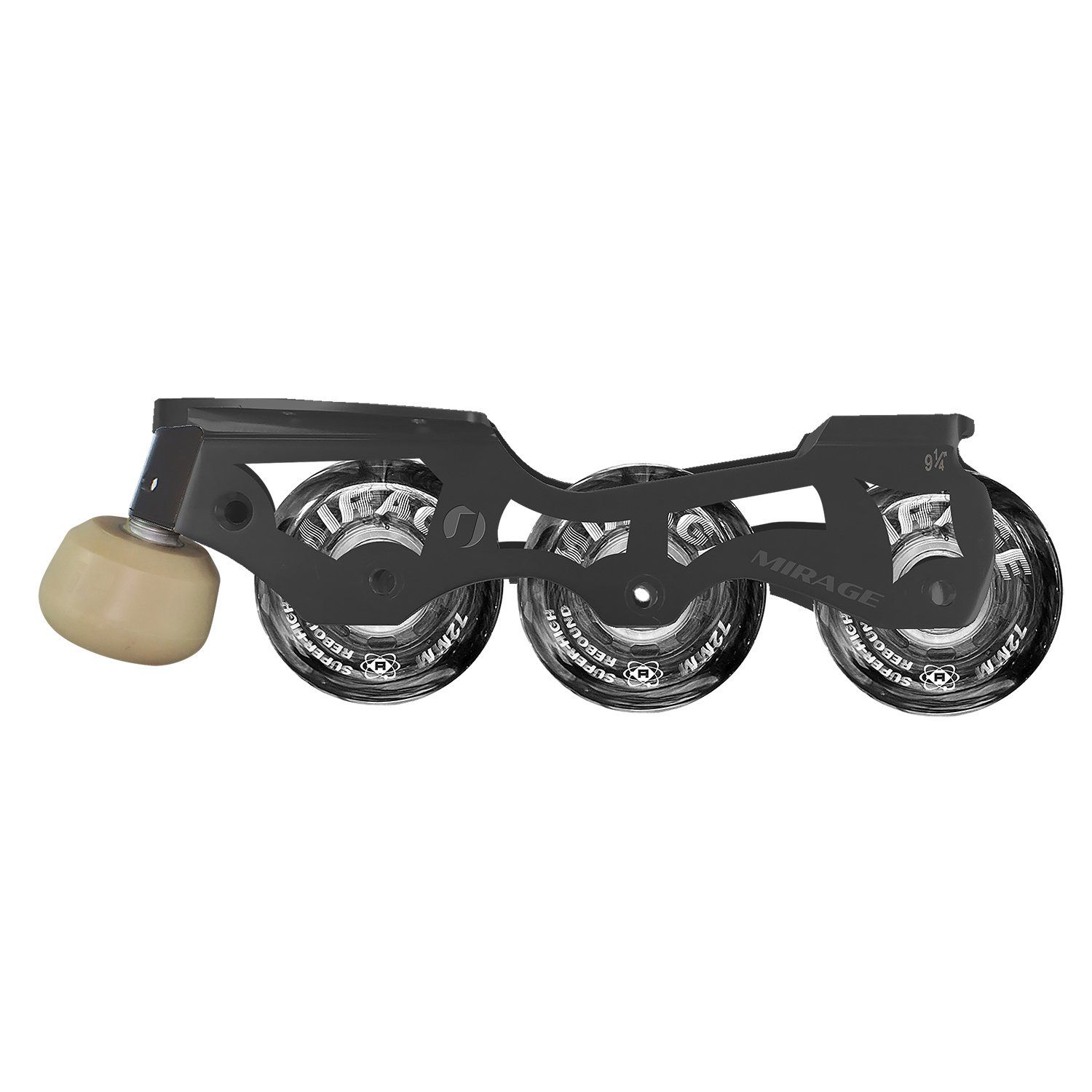 FR2000 Mirage Inline Frame System , Color: Mirage Wheels - Black, Size: 13 (226mm)