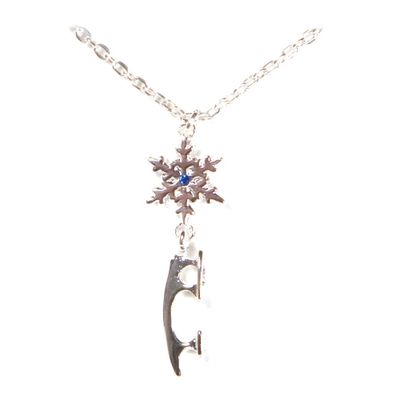 1288 Snow/Blade Necklace