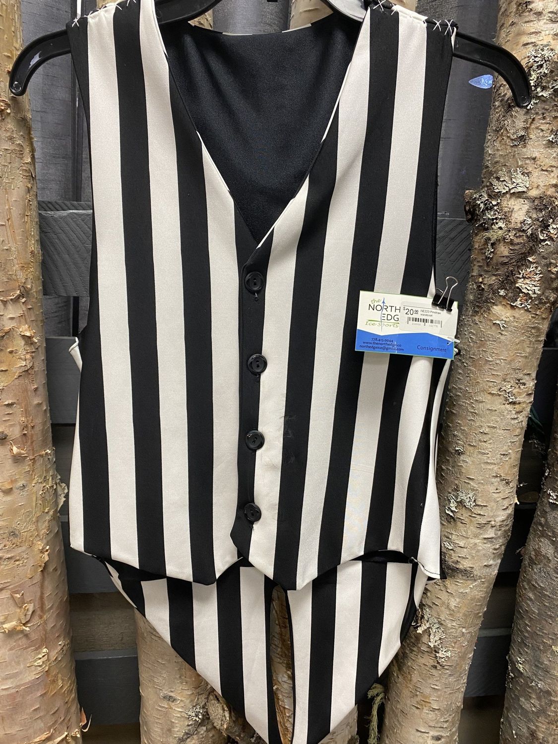 NE223 Pinstripe waistcoat