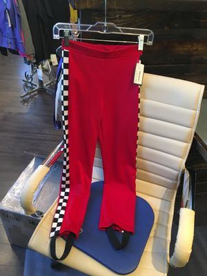 NE135 Race Track Pants 8 - Red NE135 Race Track Pants 8 - Red