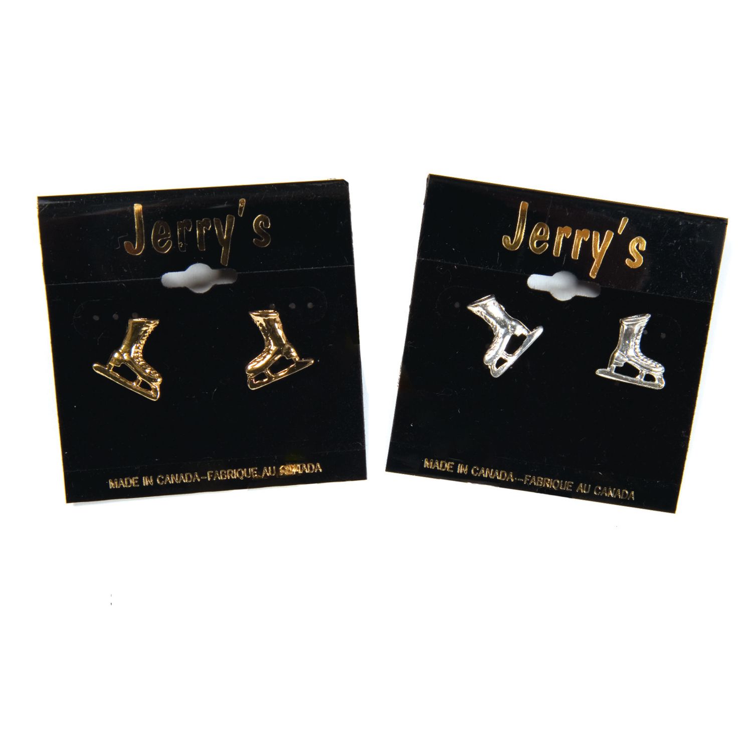 1211 Skate Earrings , Color: Silver