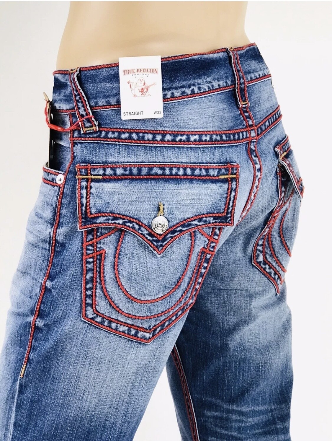 TRUE RELIGION ROPES STRAIGHT RICKY SUPER T