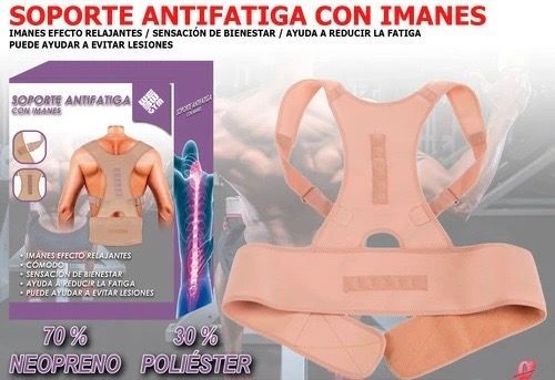 Faja corrector postural con imanes.