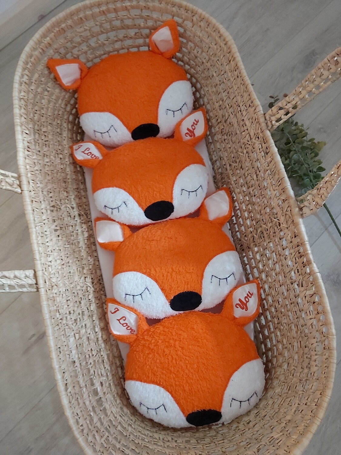 Art.K-Design Fuchs Kopf mit Namenszug auch als Spieluhr