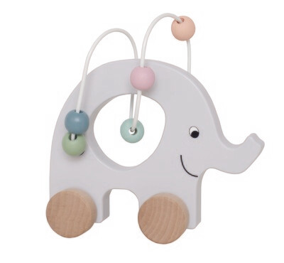 Jabadabado Motorik Elefant mit Perlen Jabadabado Motorik Elefant mit Perlen