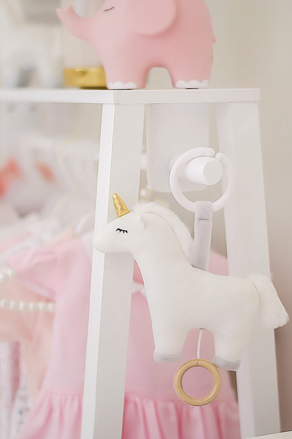 SALE ​Jabadabado Spieluhr Einhorn / Melodie Brahms Wiegenlied personalisierbar