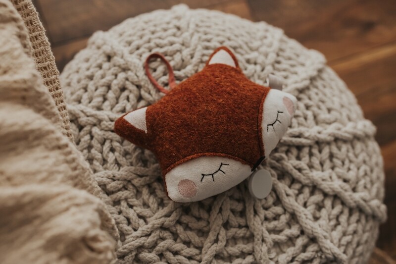 Art.K-Design kleiner Fuchs Kopf personalisierbar und auch als Spieluhr