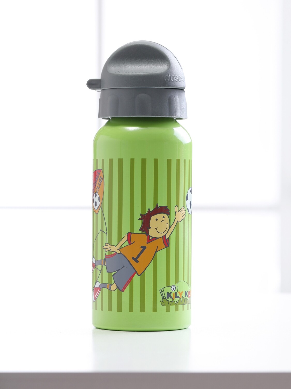 SALE SIGIKID Kinder Trinkflasche 0,4l für Fußball Fans Kily Keeper
