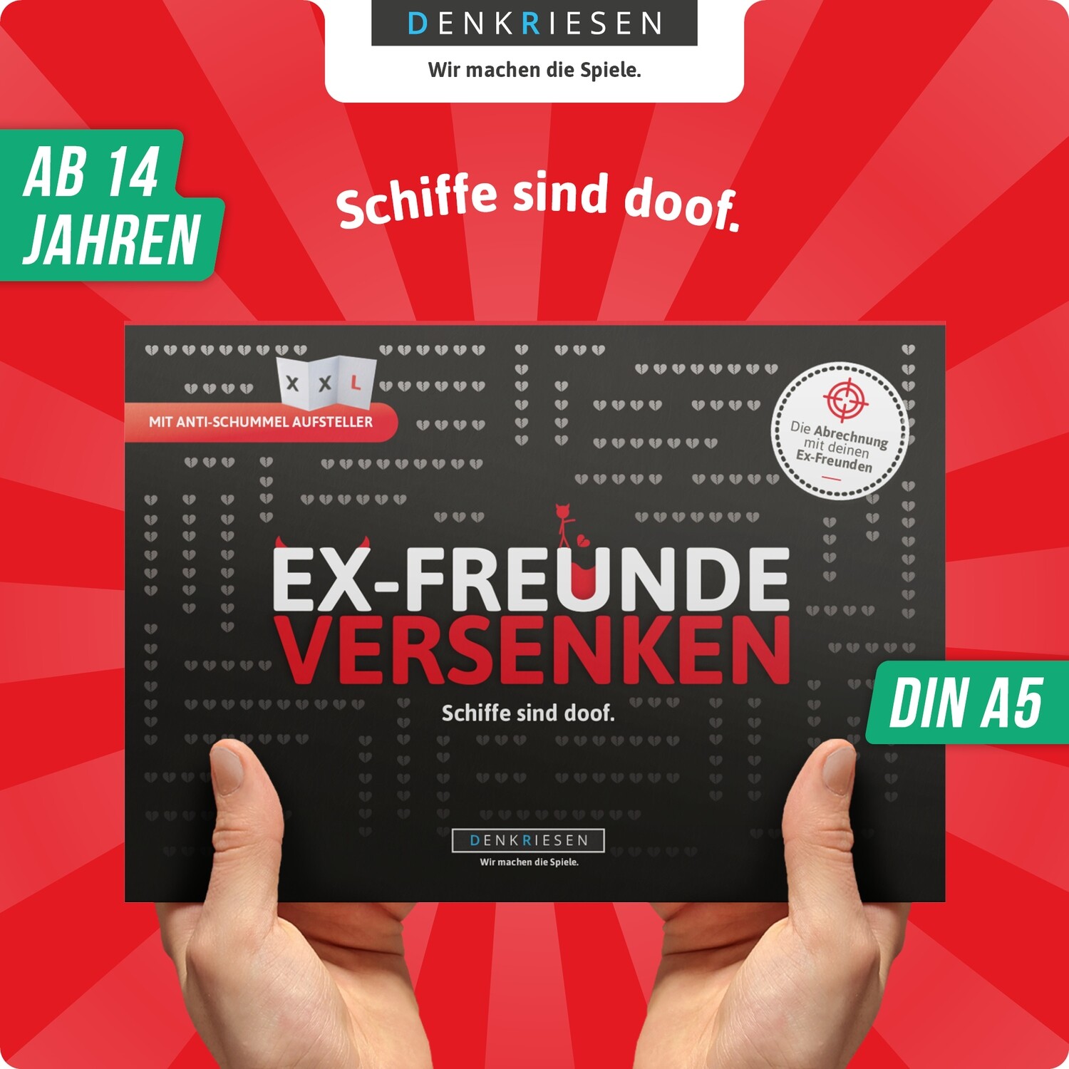 SALE Denkriesen EX-FREUNDE VERSENKEN &quot;Schiffe sind doof&quot; - Schiffe versenken neu aufgelegt