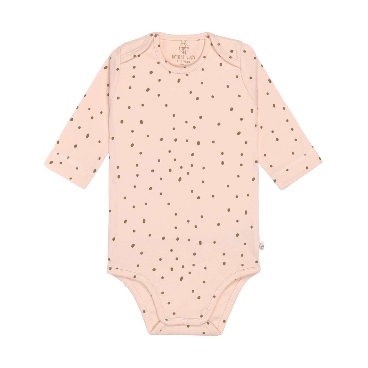 SALE Lässig Baby Wickelbody - Langarm, Powder Pink Größe wählbar (3- 24 Monate)