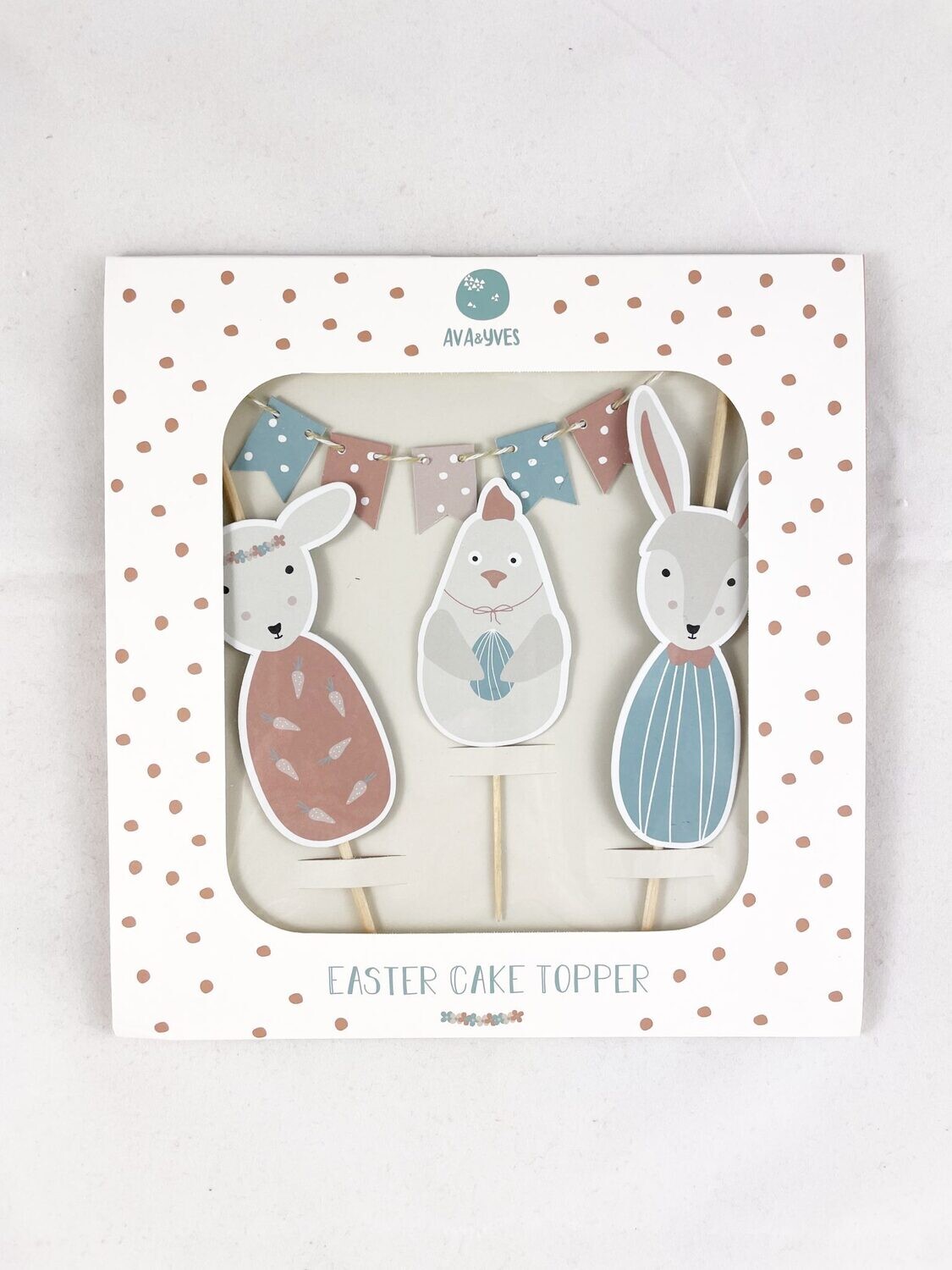 Ava &amp; Yves Cake Topper Ostern