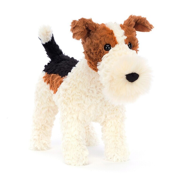 Jellycat Kuscheltier Hund Hector Foxterrier personalisierbar