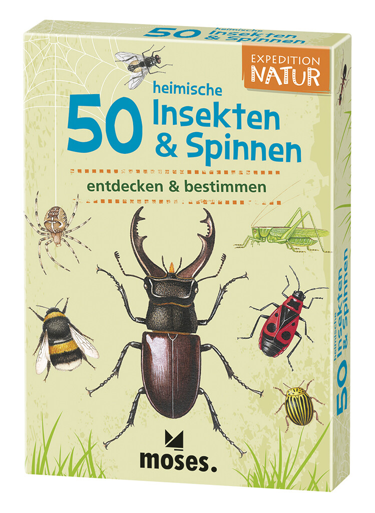 Moses Expedition Natur - 50 heimische Insekten & Spinnen