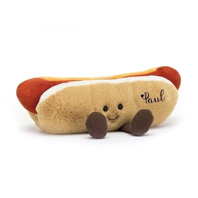 Jellycat Hotdog personalisierbar
