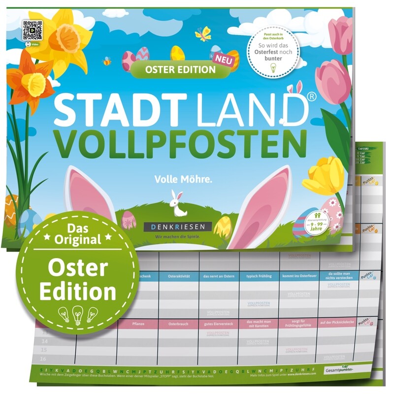 SALE Denkriesen Stadt Land Vollpfosten OSTER EDITION SALE Denkriesen Stadt Land Vollpfosten OSTER EDITION