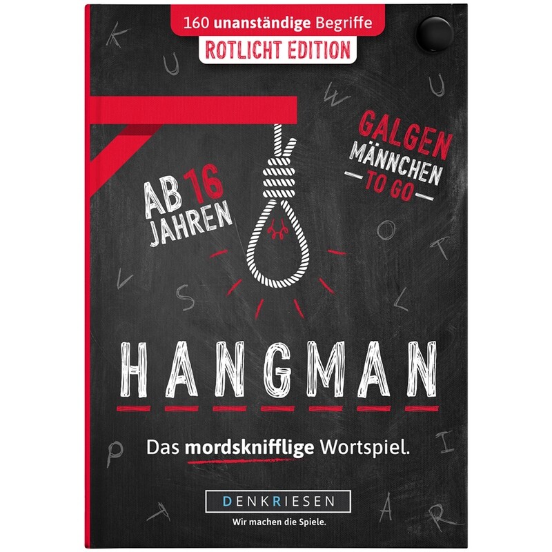 Denkriesen ROTLICHT EDITION &quot;Galgenmännchen TO GO&quot;