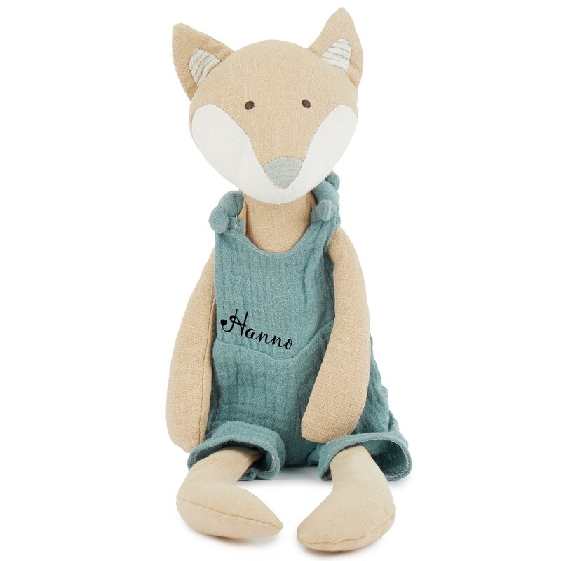 Bieco Kuscheltier Fuchs personalisierbar