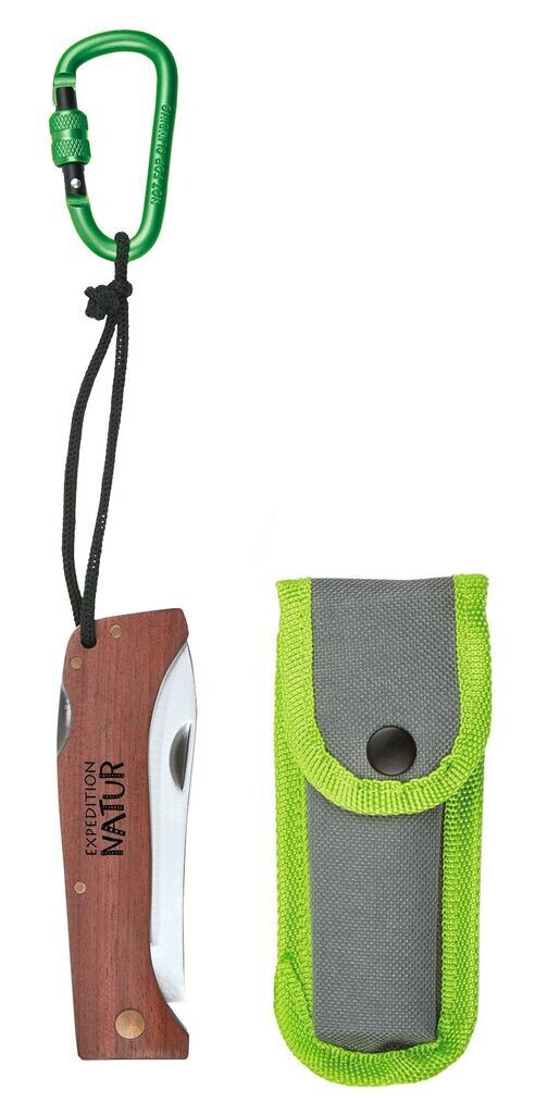Moses Expedition Natur Klappbares Schnitzmesser mit Holzgriff