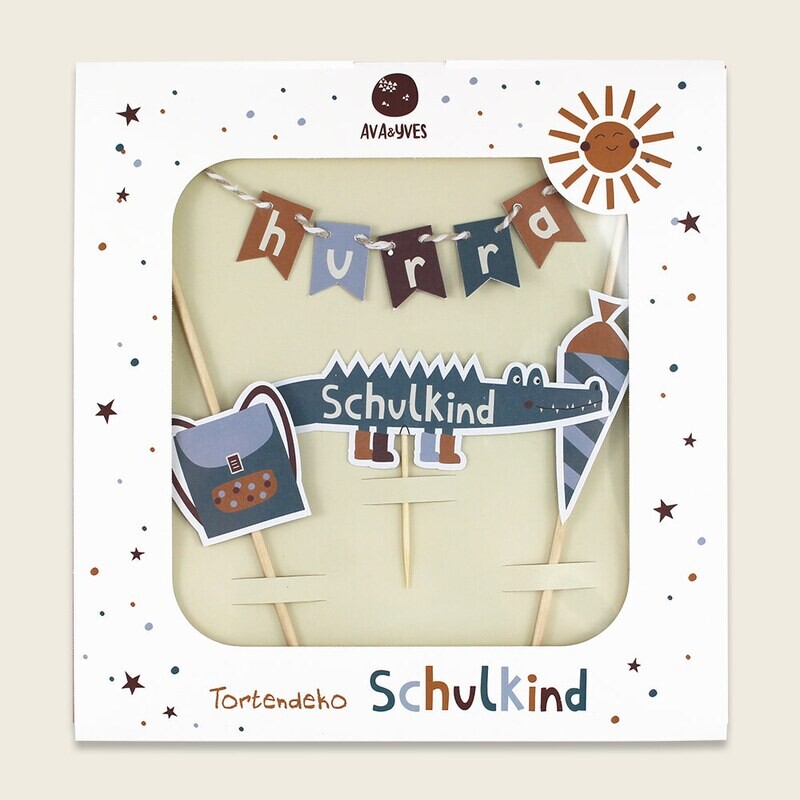 SALE Ava & Yves Cake Topper zur Einschulung (ADVENTURE) – Schulkind SALE Ava & Yves Cake Topper zur Einschulung (ADVENTURE) – Schulkind